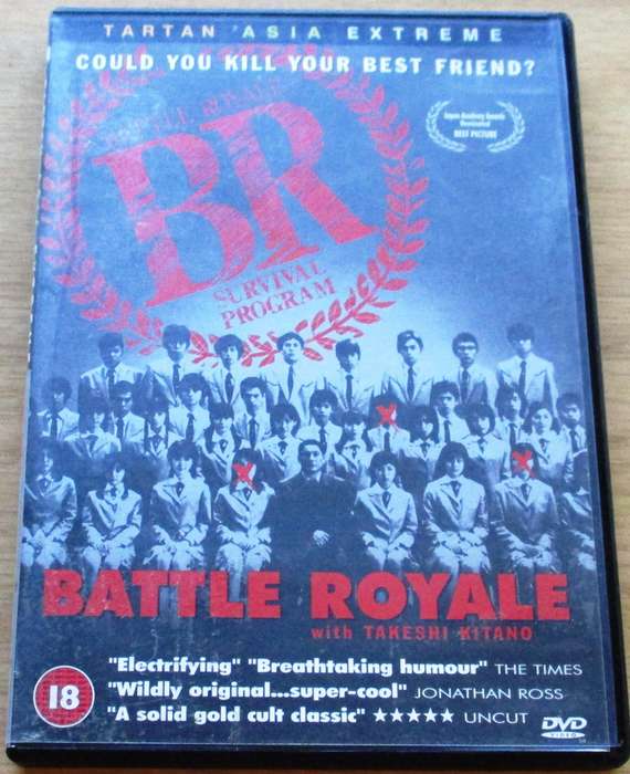 BATTLE ROYALE Tartan Asia DVD [BBOX 7] Region 2