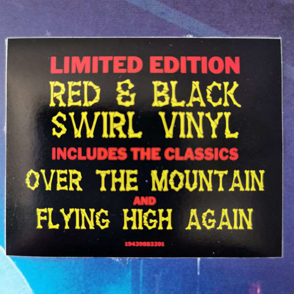 OZZY OSBOURNE Diary Of A Madman RED & BLACK Swirl LP VINYL Record