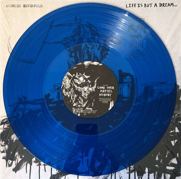 AVENGED SEVENFOLD Life is but a Dream TRANSPARENT BLUE Coloured 2xLP VINYL Record