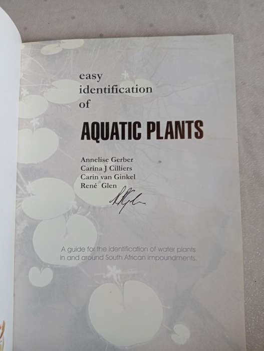 MANY  SIGNED BOOKS ON AUCTION TODAY-SOME VERY SCARCE " SCARCE  AQUATIC`S PLANTS BOOK "