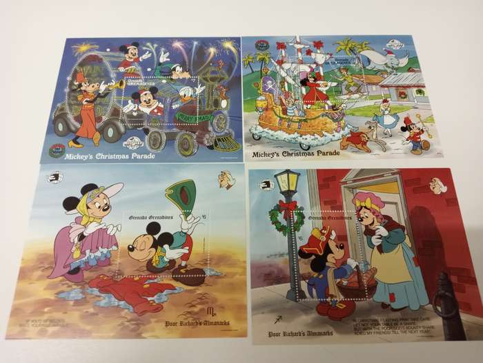 POPULAR DISNEY FULL MINI SHEETS POST OFFICE FRESH-BUY NOW`S GET FREE M/SHEET