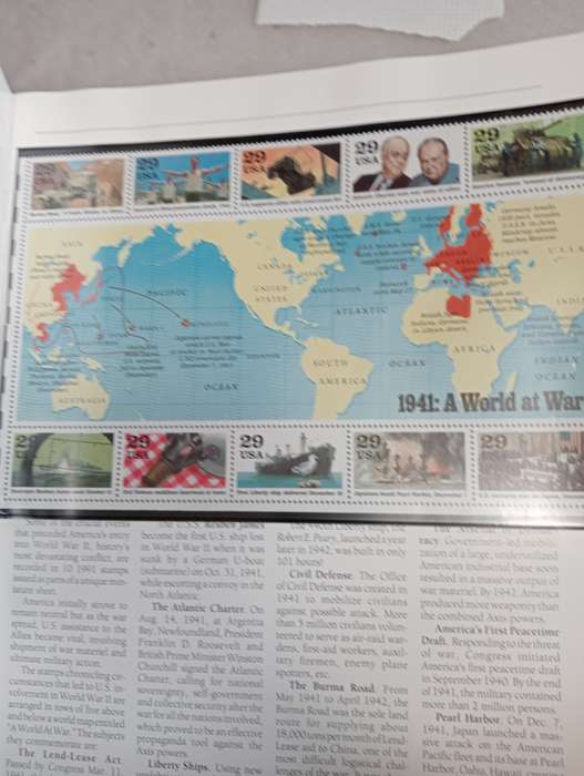 USA-1991 YEAR BOOK WITH MOST ISSUES INCLUDED-FULL SHEETS INCLUDED WHICH ARE SCARCE
