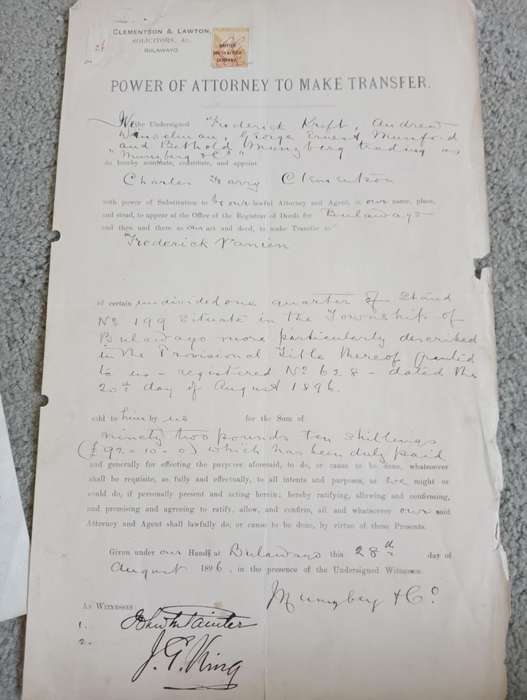 BSAC   SCARCE SUPERB AND CLEAN FOR THESES   REVENUE DOCUMENTS-NB SEE ALL BELOW !!