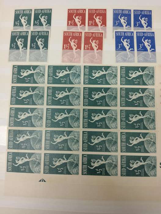 UNION MANY BLOCKS PANES AND MORE STUNNING PRINTERS INK ERROR AS SEEN BELOW-SHEET NO`S ARROWS ETC