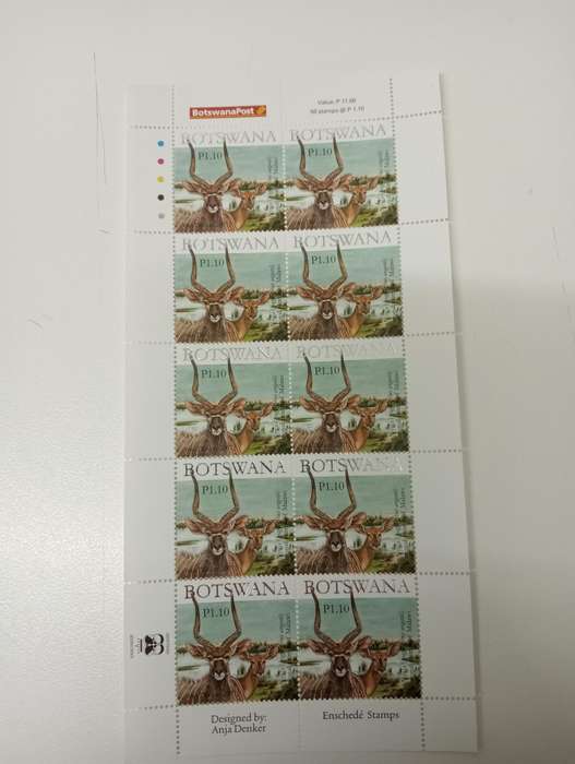 SOME SCARCE LISTINGS -Botswana SCARCE FULL sheet umm ANIMALS
