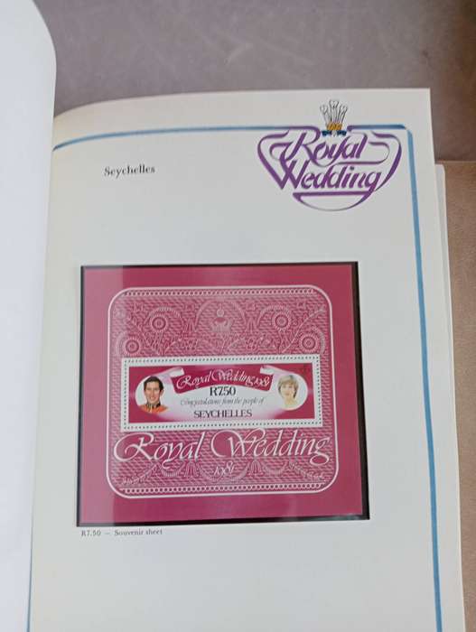LADY DI ALBUM WITH QUITE A FEW mini sheets and sets-see below + many pages with mounts