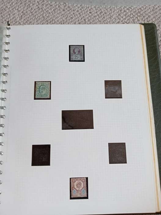 GB-ALBUM WITH MOUNTS FOR most sets etc-good KGVI set etc included-see below
