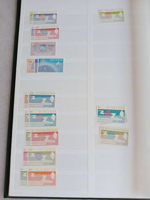 LOVELY CLEAN STOCK BOOK WITH " ITU " OMNIBUS stunning and scarce