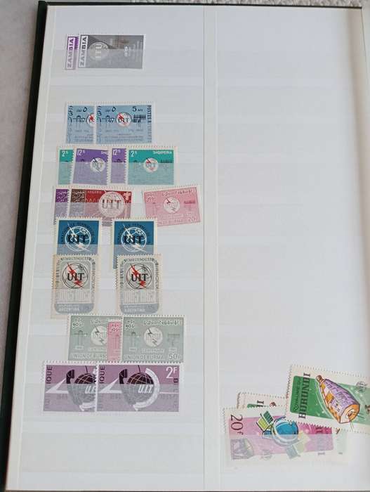 LOVELY CLEAN STOCK BOOK WITH " ITU " OMNIBUS stunning and scarce