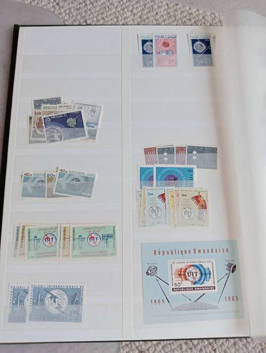 LOVELY CLEAN STOCK BOOK WITH " ITU " OMNIBUS stunning and scarce