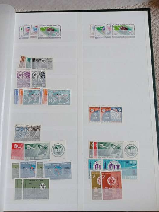 LOVELY CLEAN STOCK BOOK WITH " ITU " OMNIBUS stunning and scarce