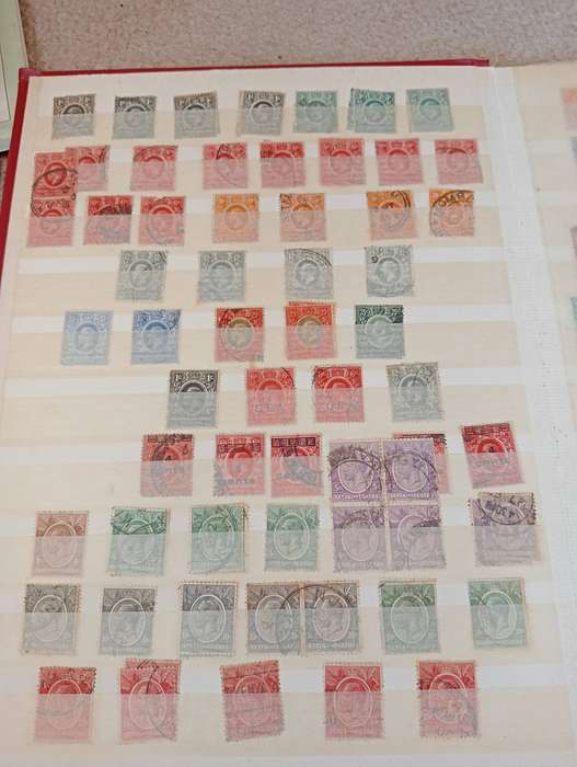 KUT-SCARCE COLLECTION in stock book QEII Pound,many high values etc MUST SEE BELOW