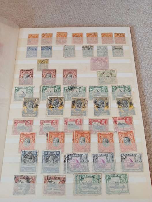 KUT-SCARCE COLLECTION in stock book QEII Pound,many high values etc MUST SEE BELOW