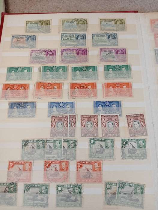 KUT-SCARCE COLLECTION in stock book QEII Pound,many high values etc MUST SEE BELOW