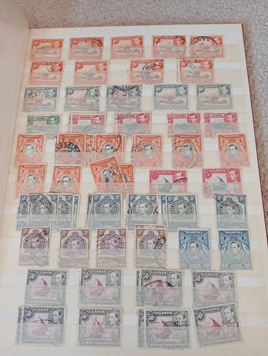 KUT-SCARCE COLLECTION in stock book QEII Pound,many high values etc MUST SEE BELOW