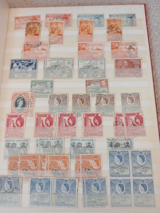 KUT-SCARCE COLLECTION in stock book QEII Pound,many high values etc MUST SEE BELOW