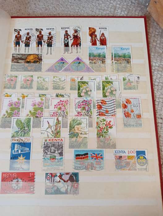 KUT-SCARCE COLLECTION in stock book QEII Pound,many high values etc MUST SEE BELOW