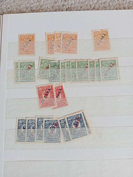 TURKEY-SCARCE  STOCK BOOK,very clean- OCCUPATION  AND OTHERS