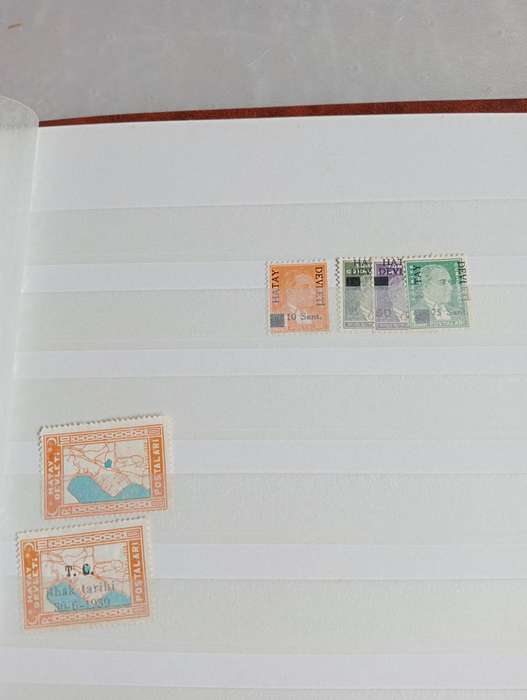 TURKEY-SCARCE  STOCK BOOK,very clean- OCCUPATION  AND OTHERS