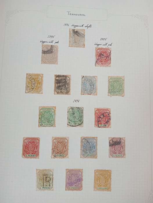 ALBUM  WITH 100`S AND HUNDRED`S TVL and USA vfu some SCARCE EARLIES,not nearly all shown!!