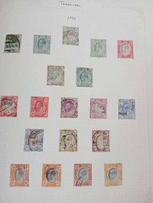 ALBUM  WITH 100`S AND HUNDRED`S TVL and USA vfu some SCARCE EARLIES,not nearly all shown!!