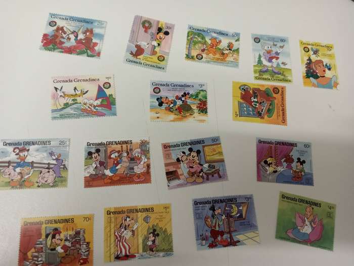 DISNEY-SCARCE COLLECTION OF complete LONG SETS-must see below GUYANA HIGH VALUE !!