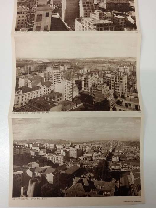 UNION SCARCE  EMPIRE EXHIBITION  1936 ' JHB ' POSTCARD COLLECTION in souvenir booklet