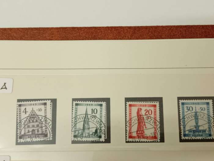 GERMAN STATES- R4200.00   BADEN  1949 SCARCE  set superb used