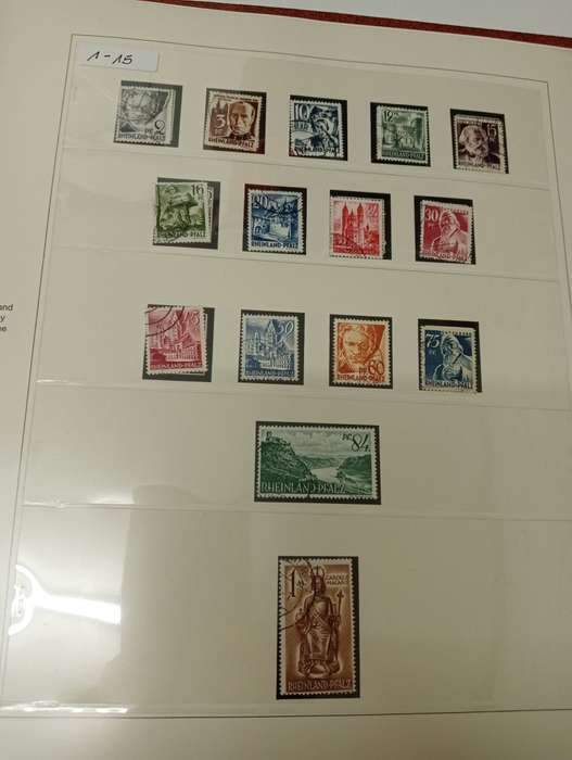 GERMAN STATES-   RHEINLAND-PFALZ  1949  set superb used