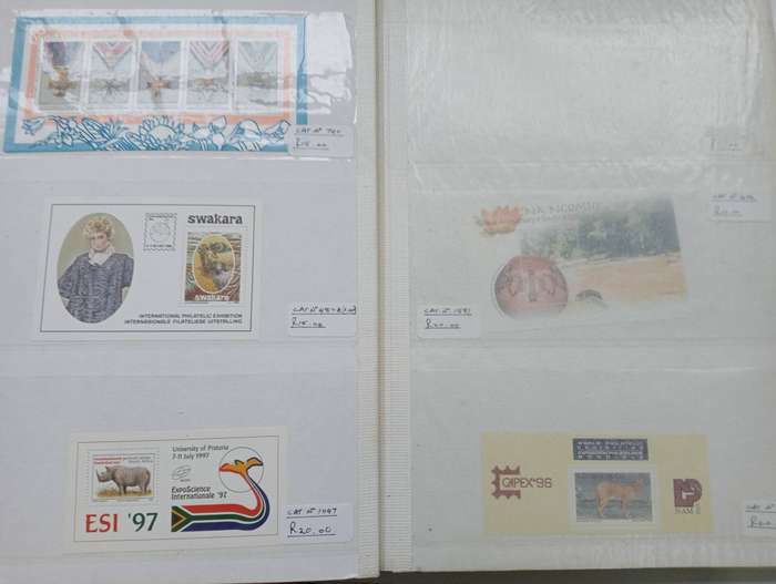 STOCK BOOK FULL of mint mini sheets-BARGAIN-not all shown