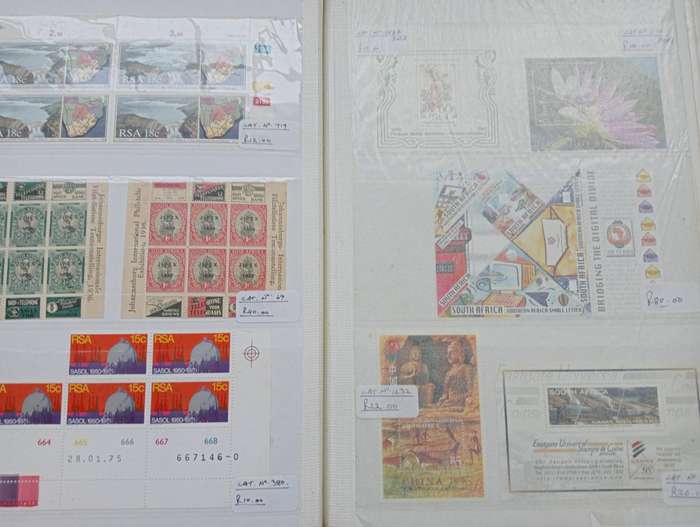 STOCK BOOK FULL of mint mini sheets-BARGAIN-not all shown