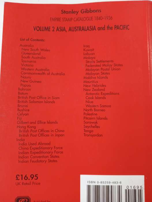 STANLEY GIBBONS SPECIALIZED CATALOGUE FOR " AUSTRALASIA,PACIFIC AND ASIA COMPLETE !! NEW BOOK