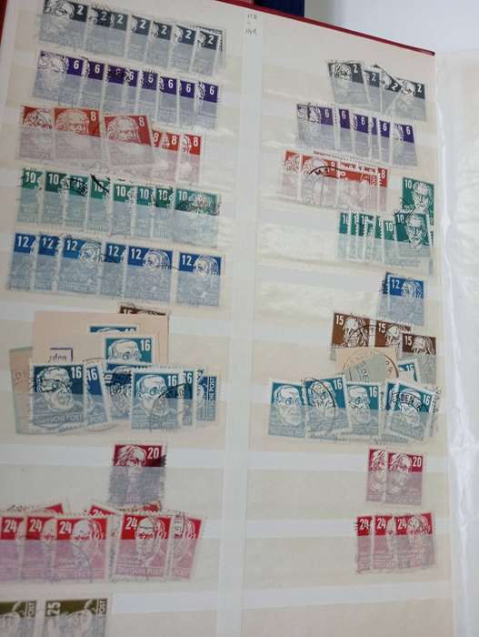 GERMANY-DEFINITIVES TO TOP VALUES-very high value STOCK BOOK-CLEAN,scarce officials etc