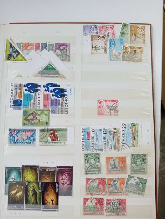 STOCK BOOK-WITH 100`s BRITISH AFRICA,packes,sets etc HIGH VALUE HERE