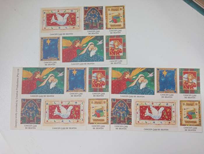 CANCER DAY-CINDERELLA BLOCKS -nice unused