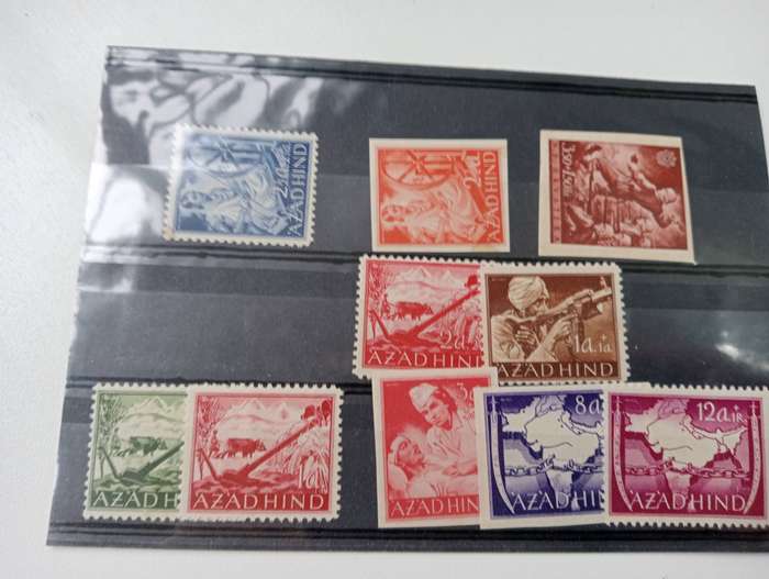 GERMAN OCCP INDIA [ AZAD-HIND ]-SCARCE MINT LOT SELDOM OFFERED !!!