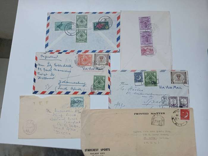 PAKISTAN-SCARCE GROUP OF COVERS-some addressed to NB NB people !! see below