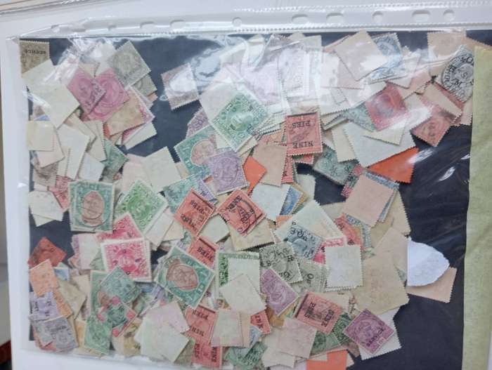 INDIA-VALUABLE LARGE PACKET UNCHECKED !! MOSTLY PRE 1930`S INCLUDING many QV !!!!! many 100`s