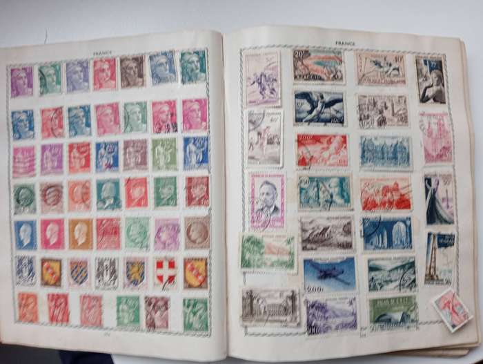 ORIGINAL ALBUM many many full pages-some sticking so some damage BUT 100`S FINE NO ALL SHOWN