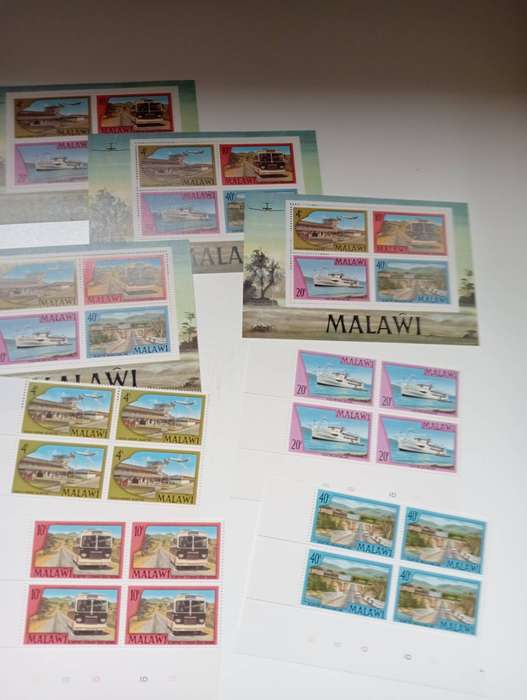 THEMATICS-ALL UMM MALAWI SCARCE mini sheets etc see all below