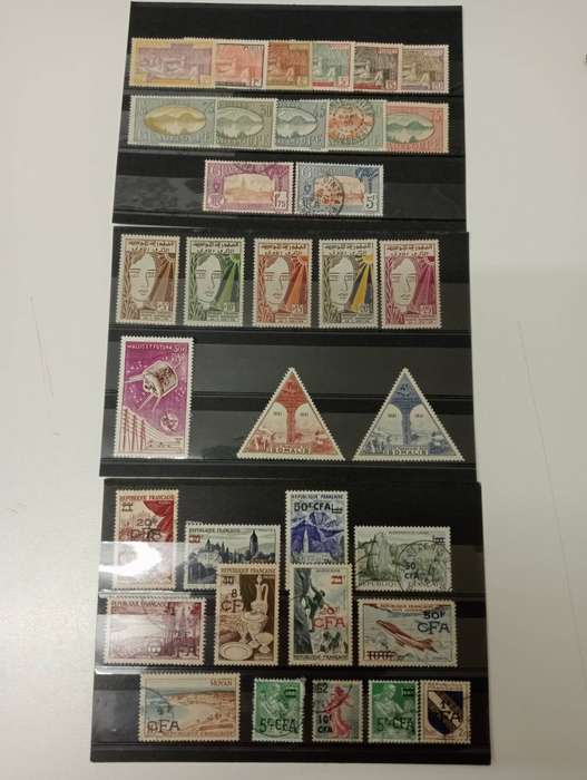 FRENCH COLONIES-a lovely used lot with HIGH values etc-see below