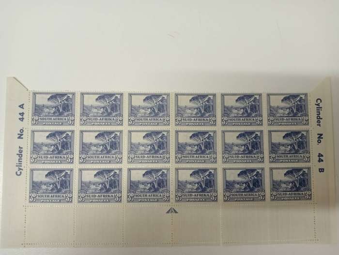 UNION-SUPERB UMM PANES BLOCKS ETC TO 5 SHILLINGS-light h.r. in margins-NB READ BELOW