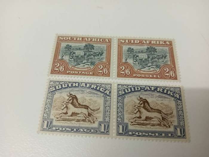 UNION-SUPERB UMM PANES BLOCKS ETC TO 5 SHILLINGS-light h.r. in margins-NB READ BELOW