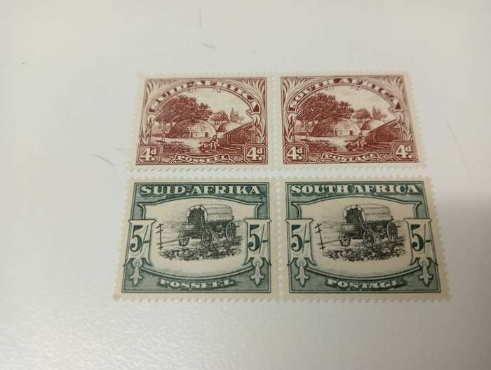 UNION-SUPERB UMM PANES BLOCKS ETC TO 5 SHILLINGS-light h.r. in margins-NB READ BELOW