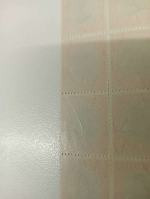UNION-WELL COLLECTED PANE UMM SHOWING LOVELY FOLDING AFFECTING MANY STAMPS !!