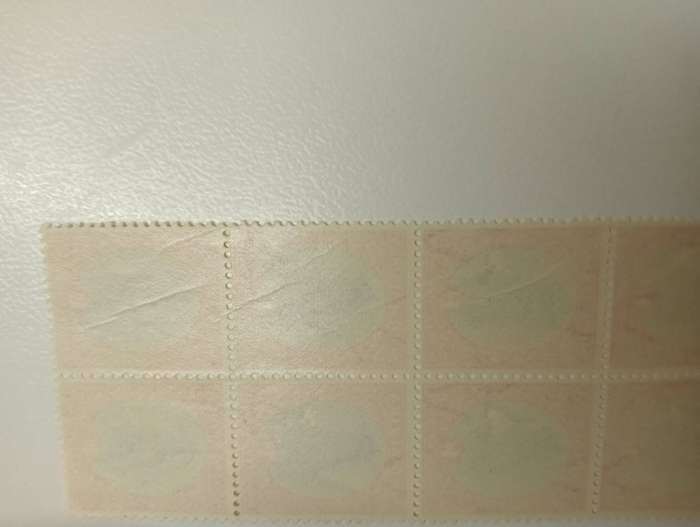 UNION-WELL COLLECTED PANE UMM SHOWING LOVELY FOLDING AFFECTING MANY STAMPS !!