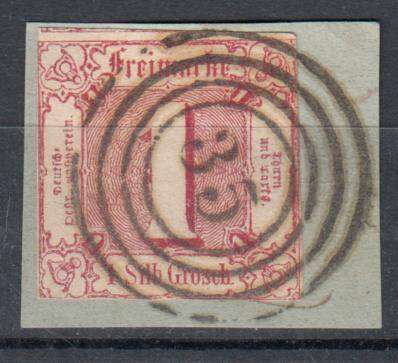 THURN & TAXIS-R570.00    SG 25 superb used on piece !!