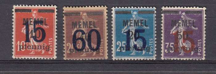 MEMEL-vfm lot h.r.