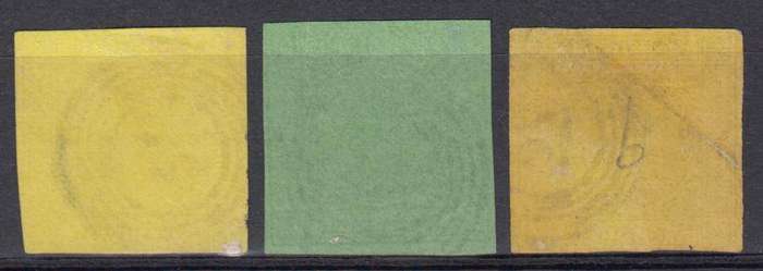 GERMAN STATES-R2160.00  BADEN  SG3,9 and 11  superb used