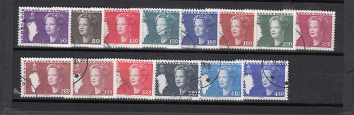 GREENLAND-1980 vfu lot   R430.00